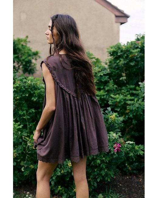 Free People Multicolor Seabird Song Mini Dress