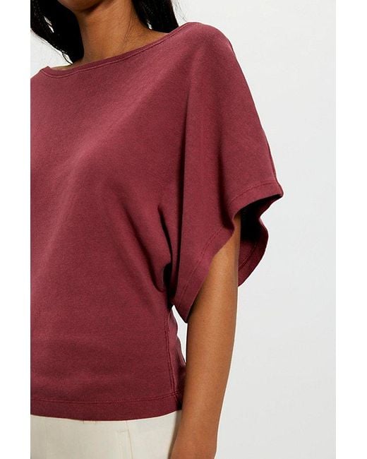 Free People Red My Element Tee