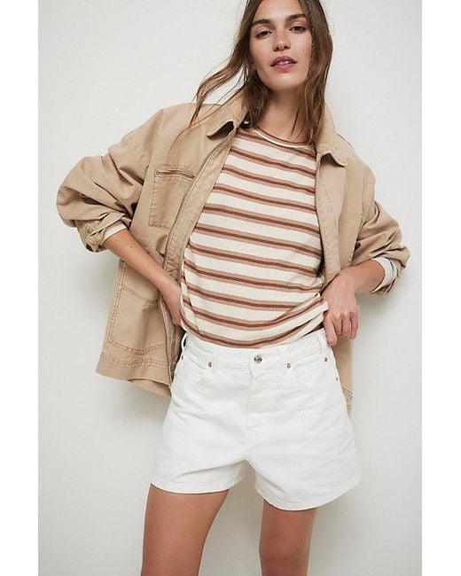 Free People White We The Free Tippi Denim Shorts