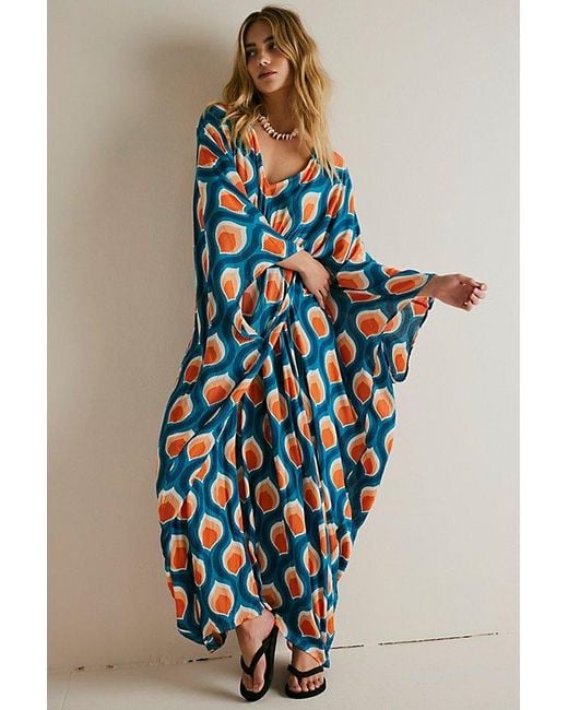 Free People Blue Groovy Ba