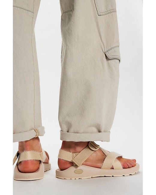 Chaco Natural Mega Z Classic Fuzzy Sandals