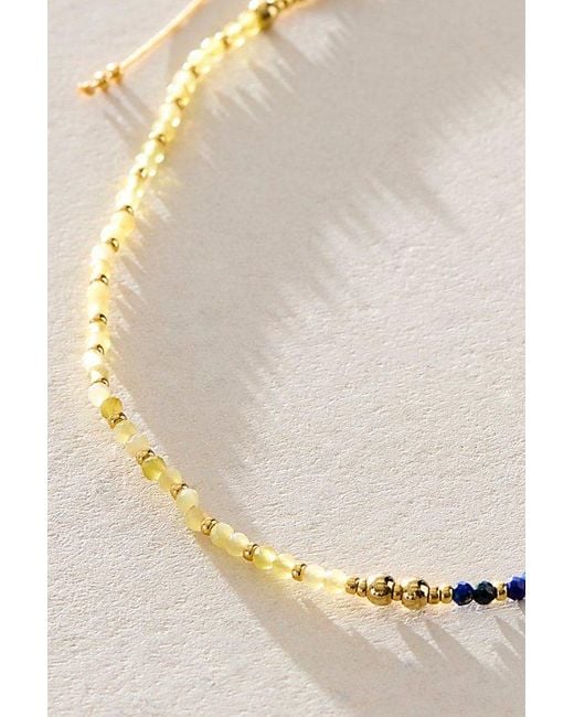 Kozakh Multicolor Fp X Leo Semiprecious Stone Anklet