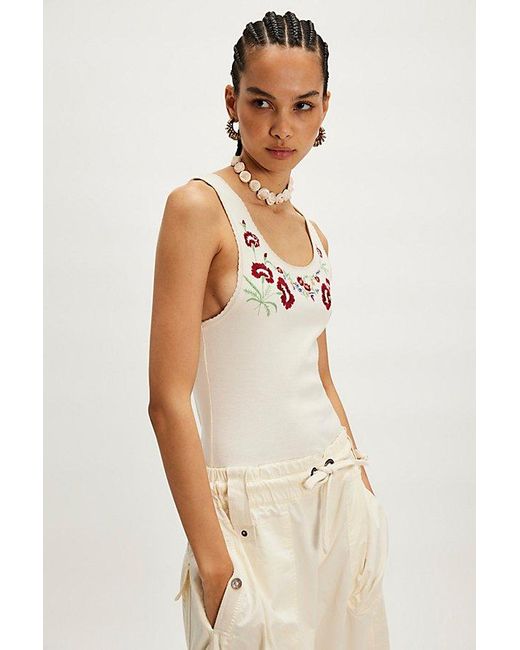 Free People Natural Summer Tank Top