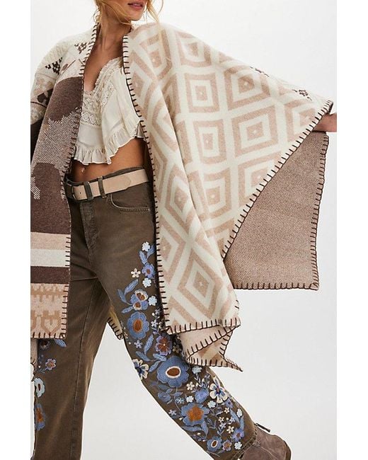 Spell Natural Outback Blanket Shawl By