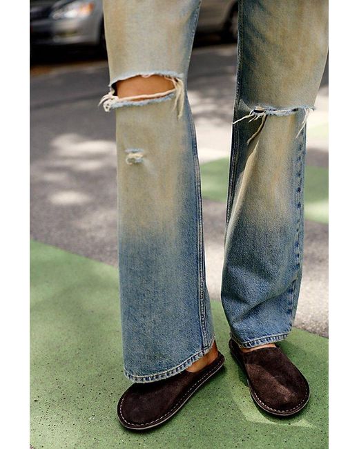 VIBAe Brown Roma Mules