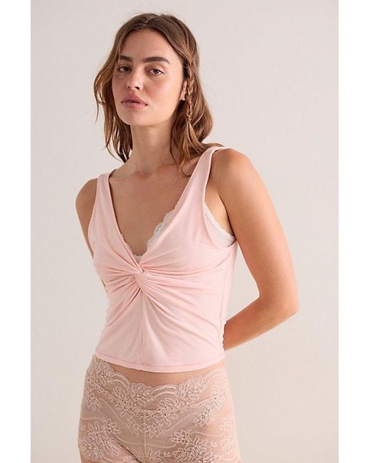 Intimately By Free People Pink We'Re Going Out Tank Top By