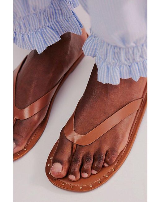 Free People Blue Sona Thong Sandals