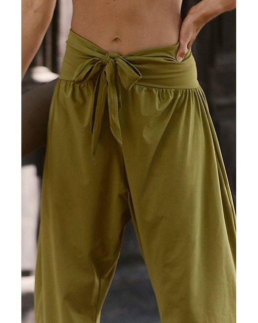 Fp Movement Green Retreat Yoga Pants