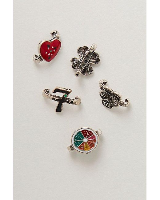 Free People Multicolor Sandal Charm Set