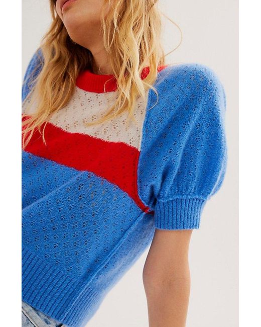 Free People Blue Jade Cashmere Sweater