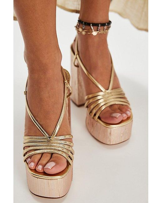 Circus by Sam Edelman Brown Siena Platform Heels By