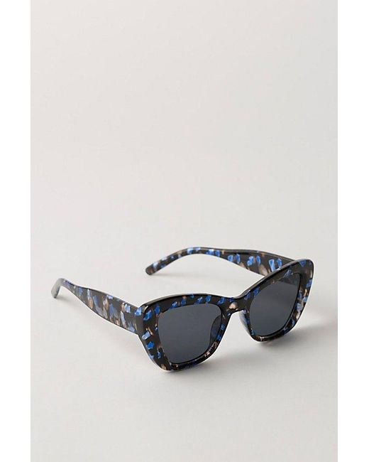 Free People Black Laguna Butterfly Sunglasses