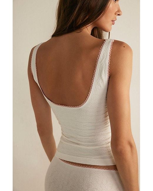 Intimately By Free People Brown Sweet Point Seamless Cardi Tank Top By