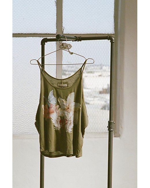 Free People Green Fp X Juliet Johnstone Shoreside Tank Top