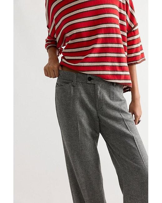 Closed Red Flye Trousers