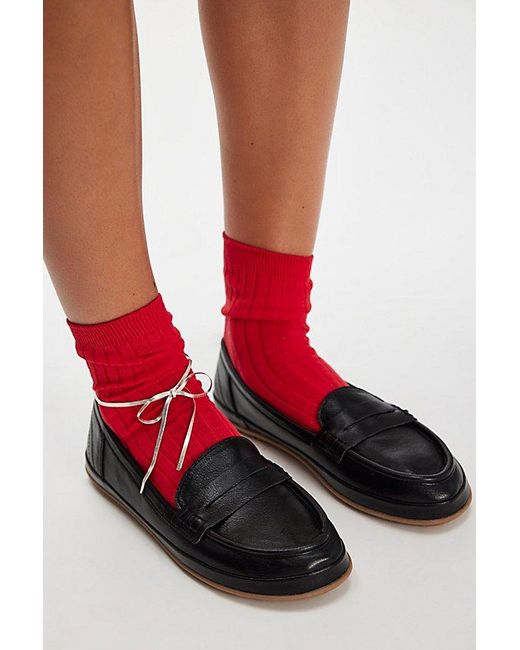 Seychelles Red Olivia Vegan Loafers By