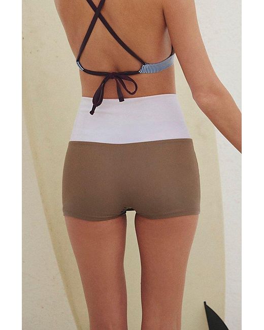 Seea Multicolor Leucadia High-Waisted Surf Skort