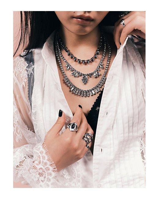 Free People Natural Cass Layered Necklace