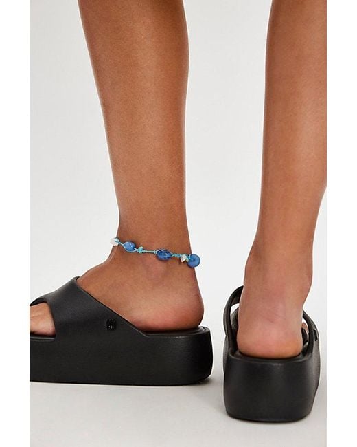 Melissa Yellow Free Platform Thong Sandals