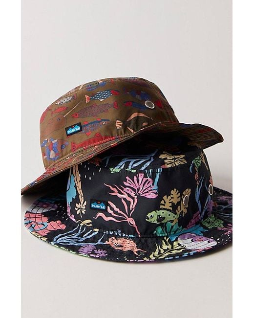 Kavu Black Printed Bucket Hat