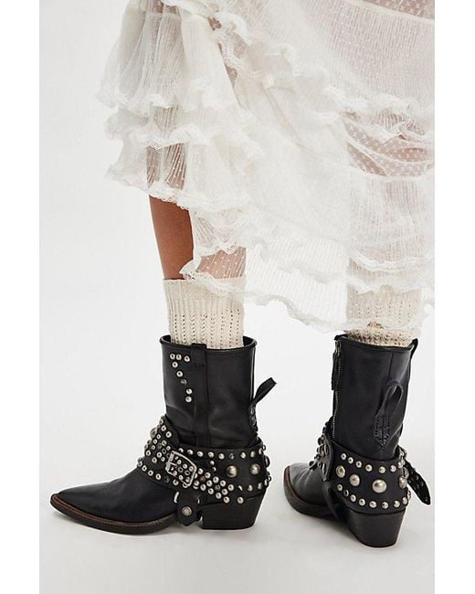 Free People Black Axel Boots