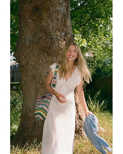 Intimately By Free People White Me And You Midi Slip Dress By