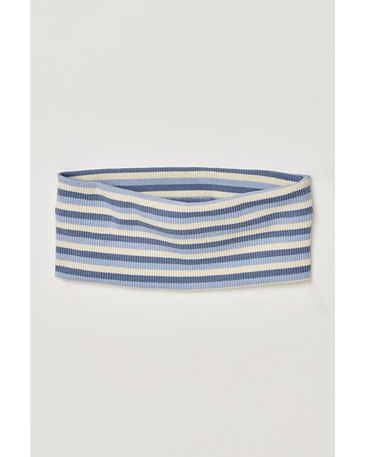 Free People Blue Cool Crew Soft Headband