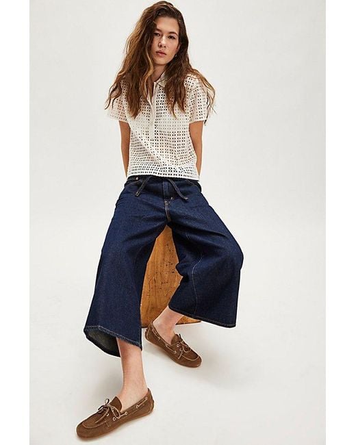 Levi's Women's Blue Xl Culotte Jeans