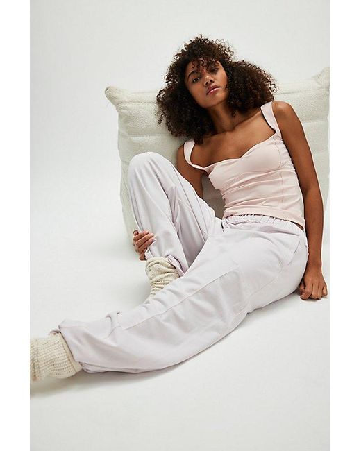 White lounge trousers hotsell