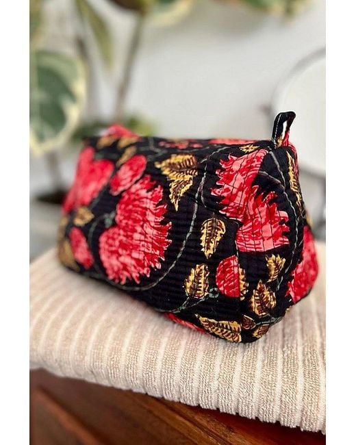 Be Deva Red Lali Cosmetic Bag