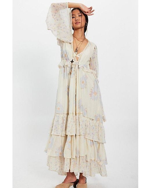 Free People Natural Calypso Maxi Dress