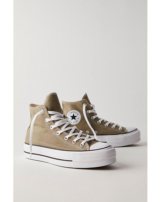 Free People Gray Chuck Taylor All Star Lift Hi-top Sneaker