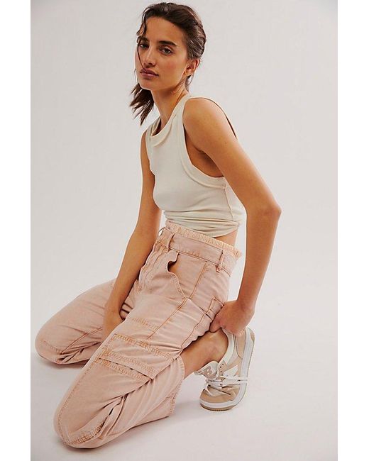 Free People Natural Citizens Of Humanity Marcelle Low-slung Cargo Pants