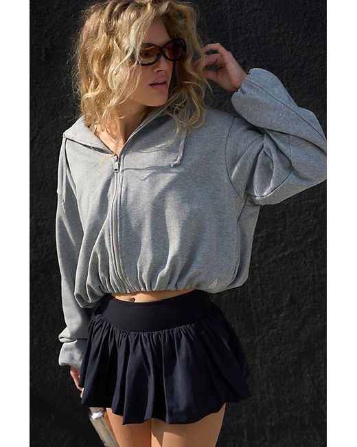 Fp Movement Black Bubble Zip Up