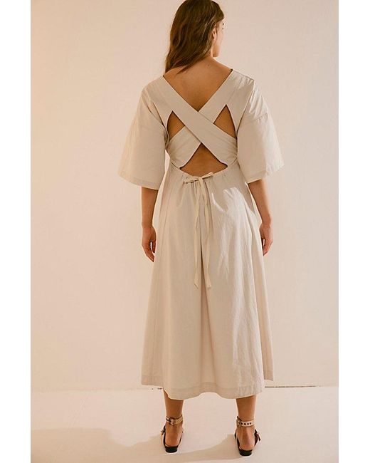 Free People Natural Find Me Here Midi