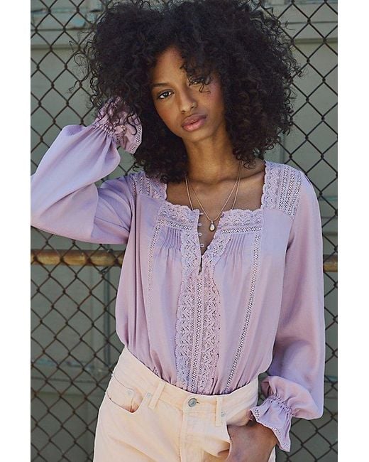 Intimately By Free People Purple Eternal Sunshine Bodysuit By