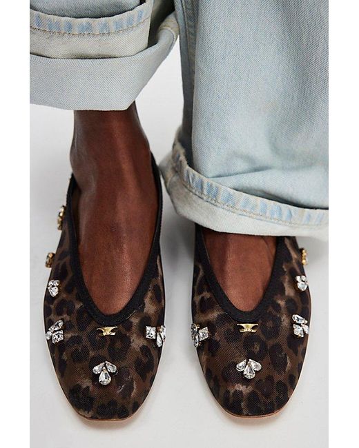 Circus by Sam Edelman Black Tina Mesh Jewel Flats