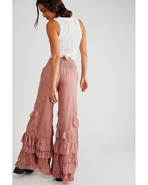 Free People Multicolor Rock And Frill Pants
