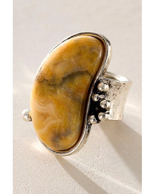 Free People Natural Winslow Stone Ring