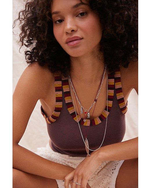 Free People Natural Josephine Layered Necklace