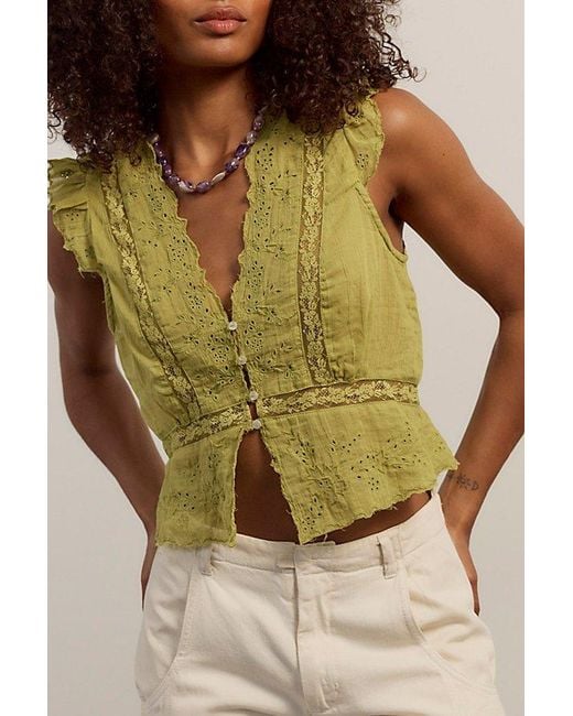 Free People Multicolor Day Dreamer Top