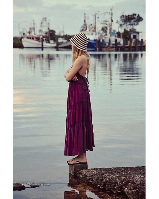 free-est Purple Horizon Coast Maxi Dress By