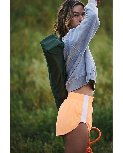 Free People Green Trail Angel Shorts
