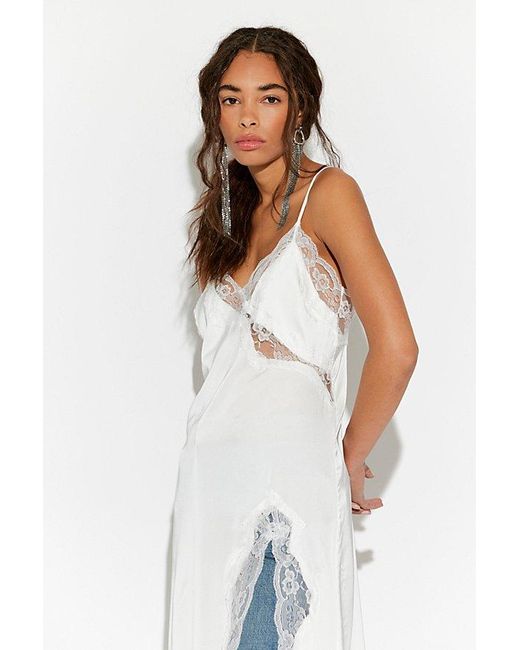 KAT THE LABEL Black Hayden Midi Slip Dress