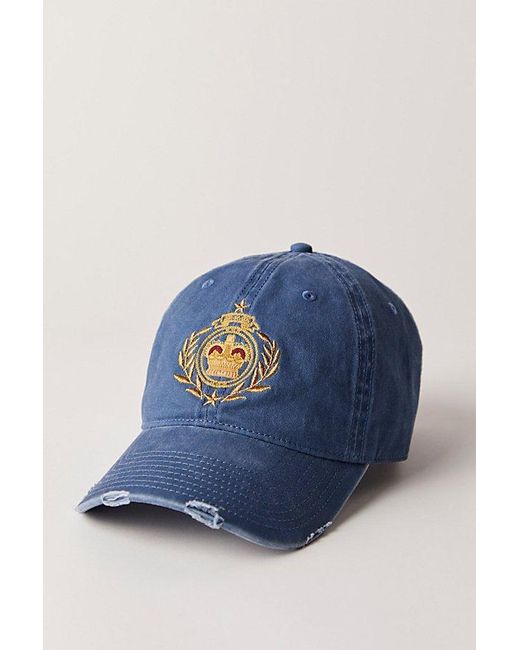 American Needle Blue Prepster Crest Baseball Hat