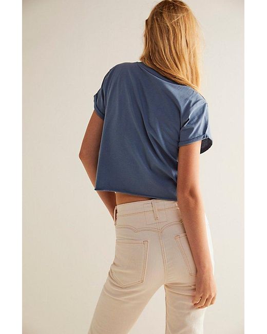 Free People Blue We The Free The Perfect Tee