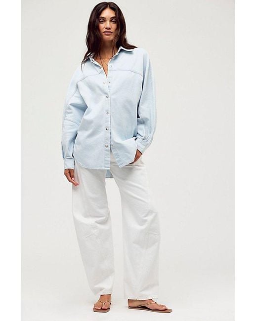 Agolde Blue Lantern Button Down