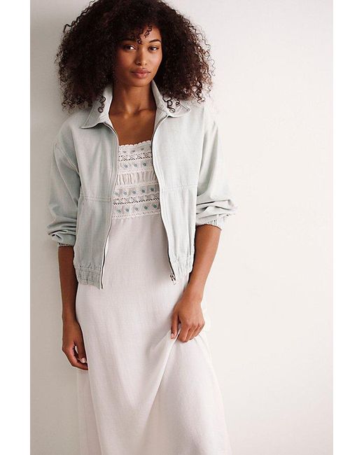 Intimately By Free People Natural Ever After Midi Slip Dress By