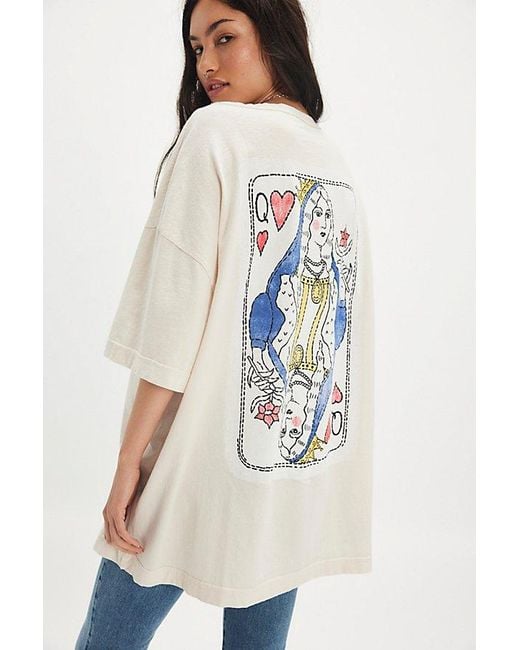 Ragabond White Queen Of Hearts Tee