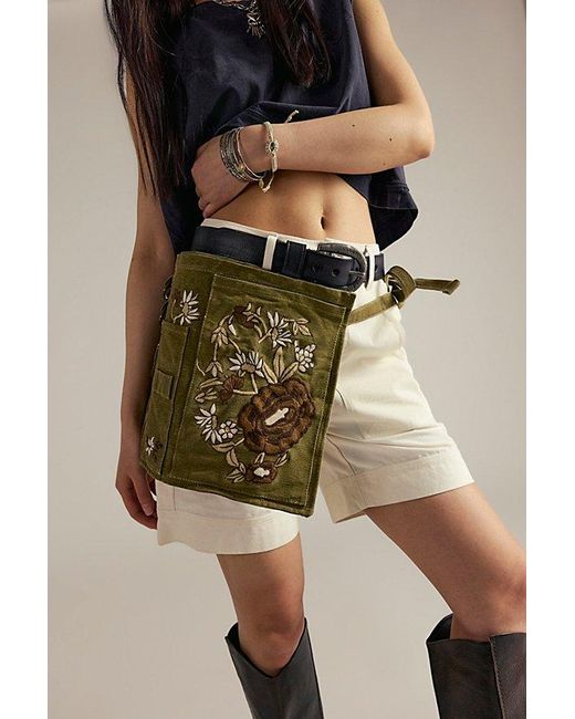 Free People Brown Limited Edition Apron Bag
